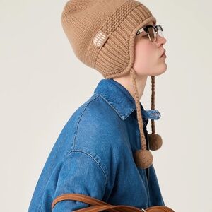 Brand new Miu Miu beige Hats Women
